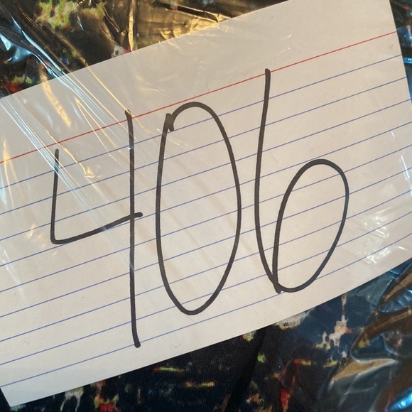 Maggy London Stunning Black Fitted Structured Dress with Color Sprays size 4 - Picture 7 of 7